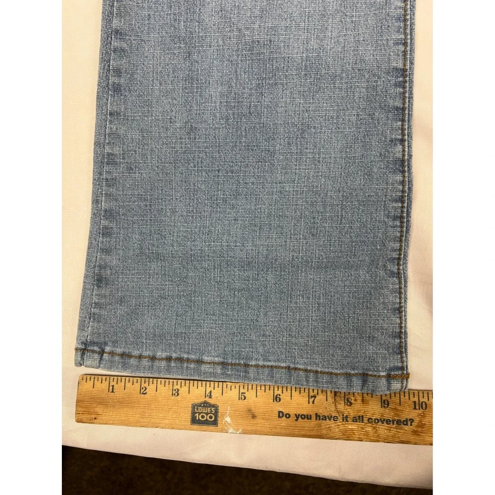 Judy Blue Womens Light Wash Flare‎ Leg Denim Jeans Embroidered Back Pockets 15
